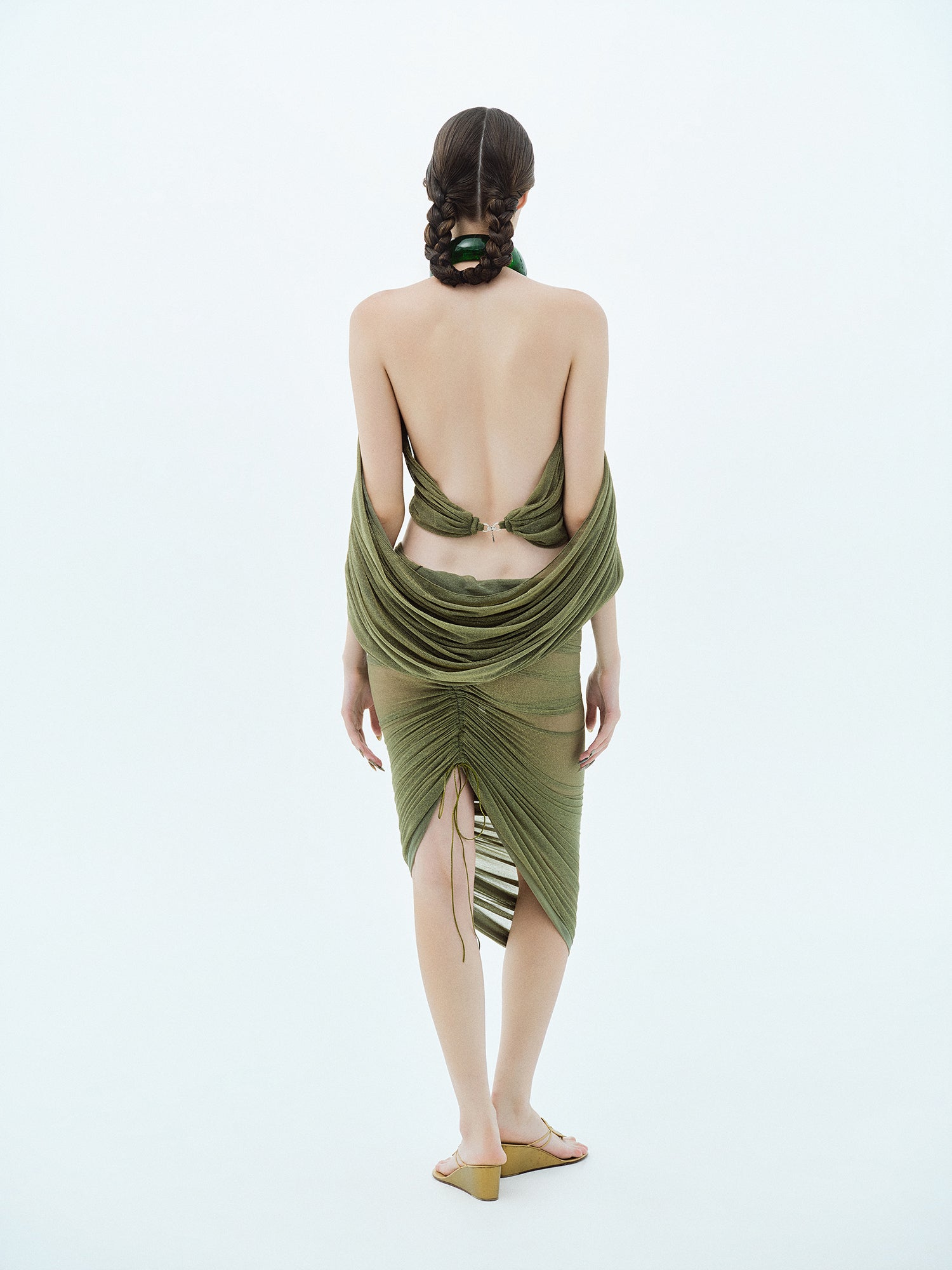 Jade Dress (Necklace accessory not included)