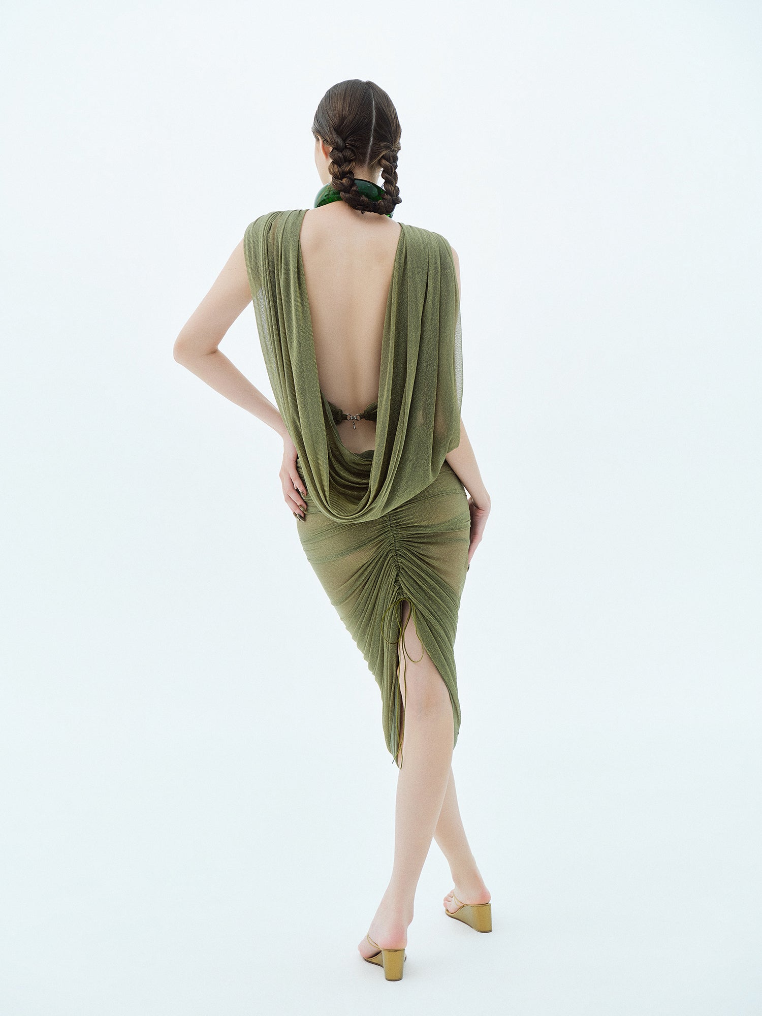 Jade Dress (Necklace accessory not included)
