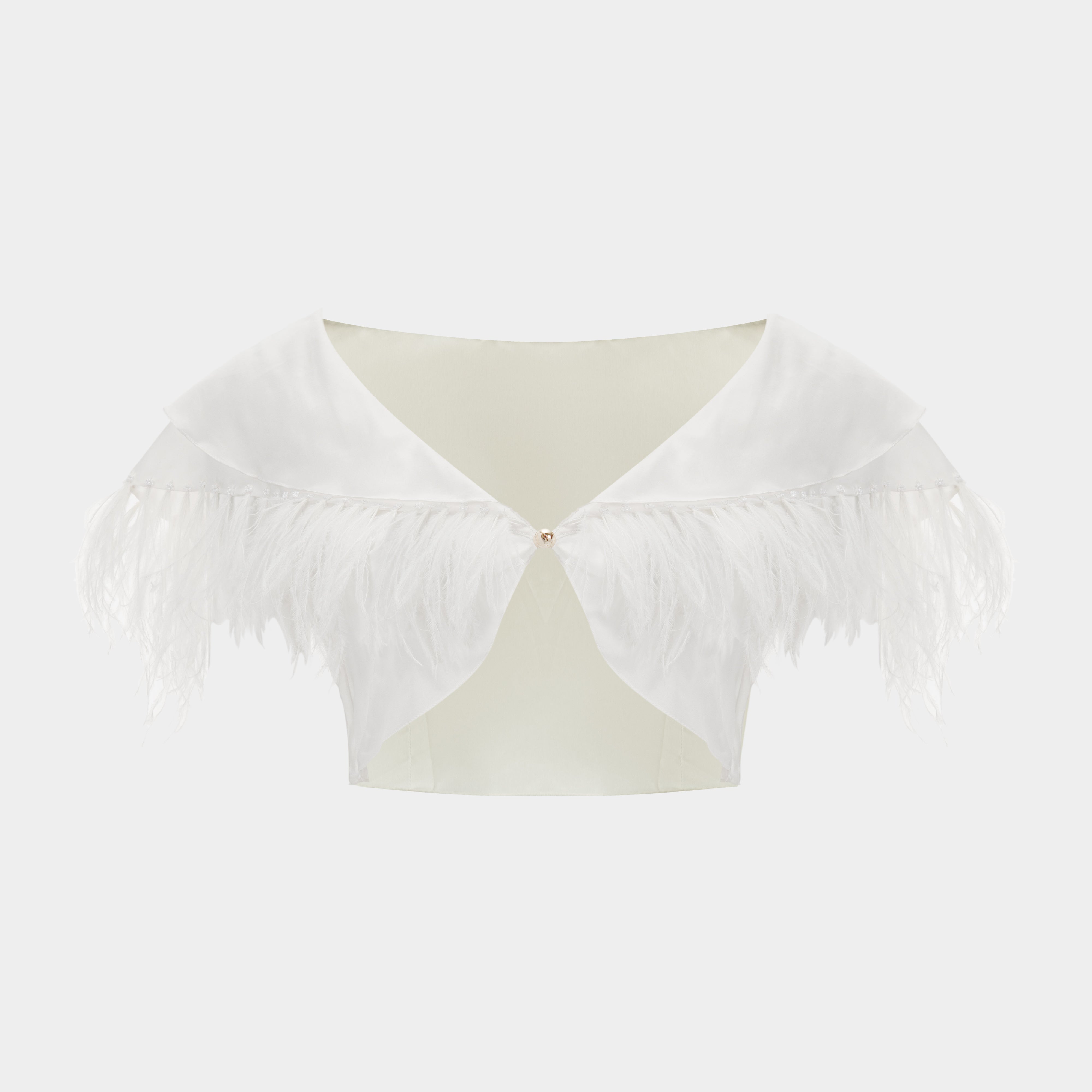 Paloma Crop Top (100% Organza)