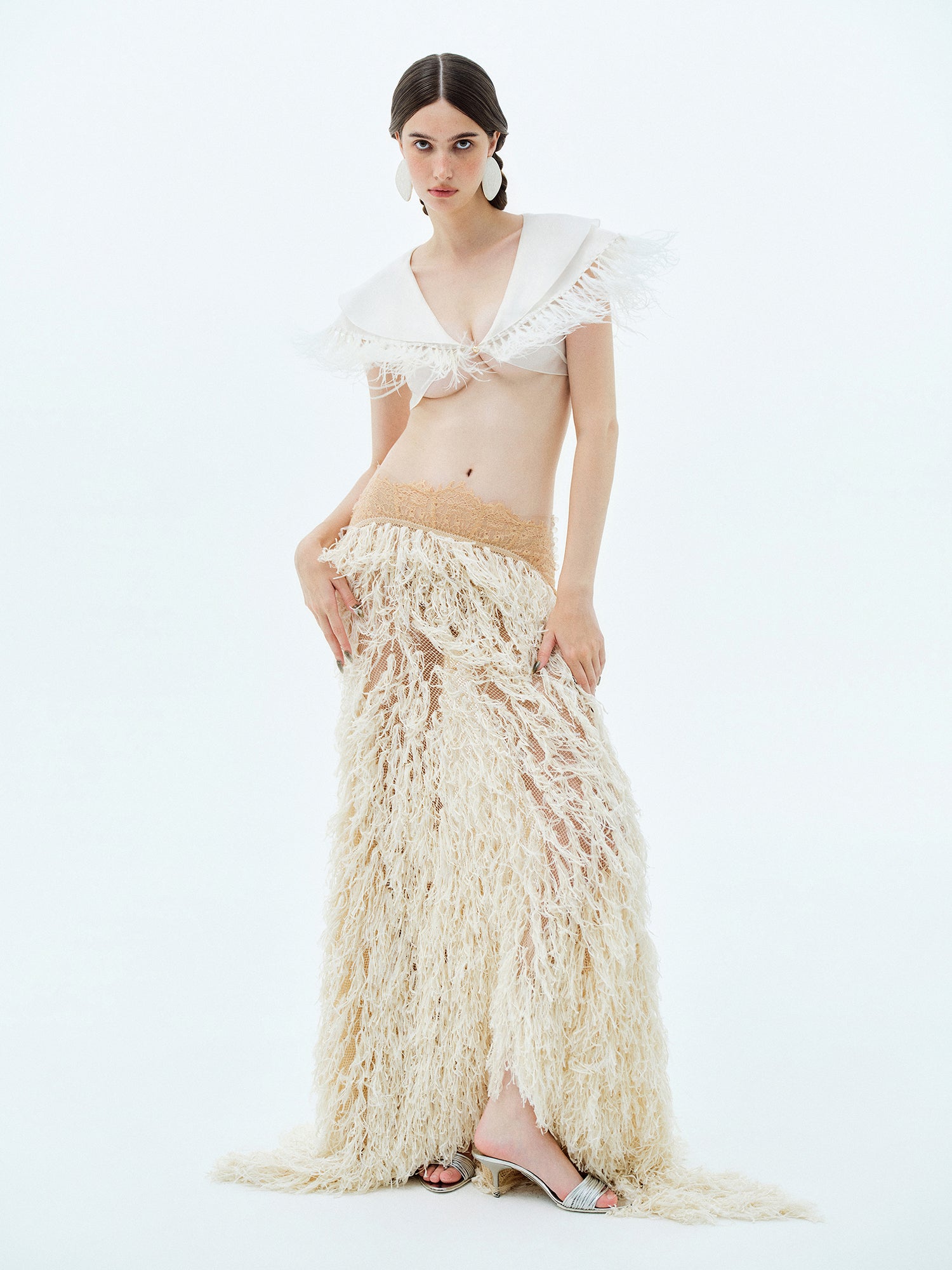 Paloma Crop Top (100% Organza)