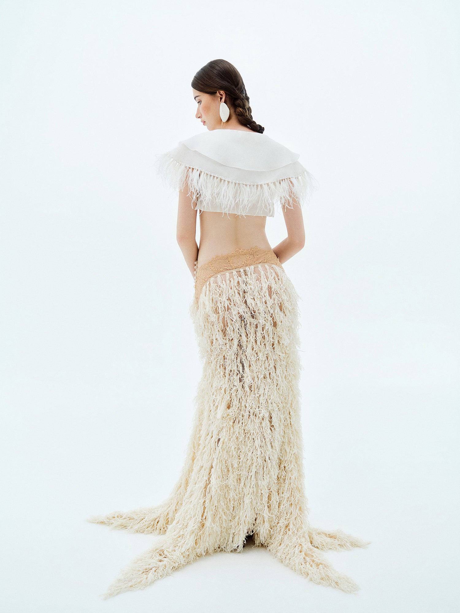 Paloma Crop Top (100% Organza)