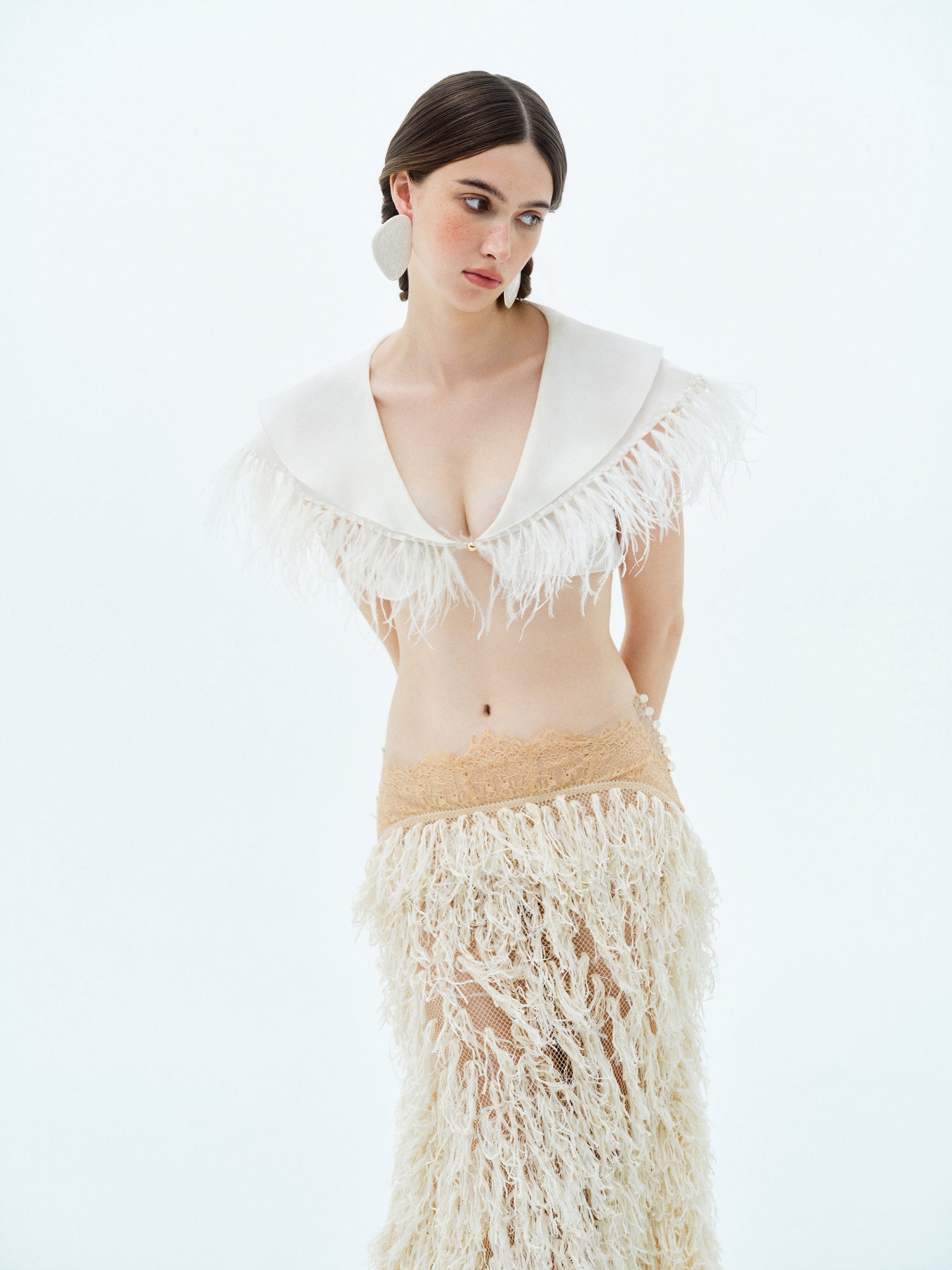 Paloma Crop Top (100% Organza)