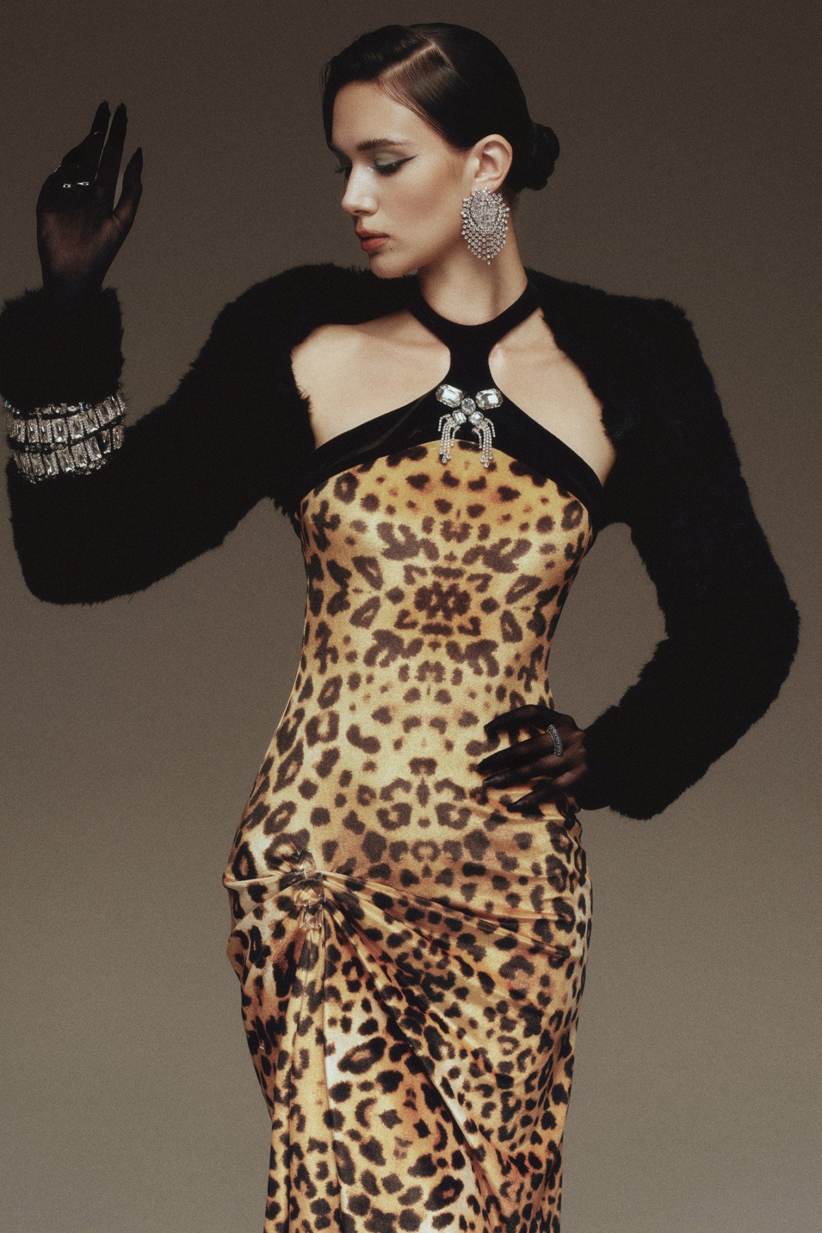 Vamp Faux Fur Bolero